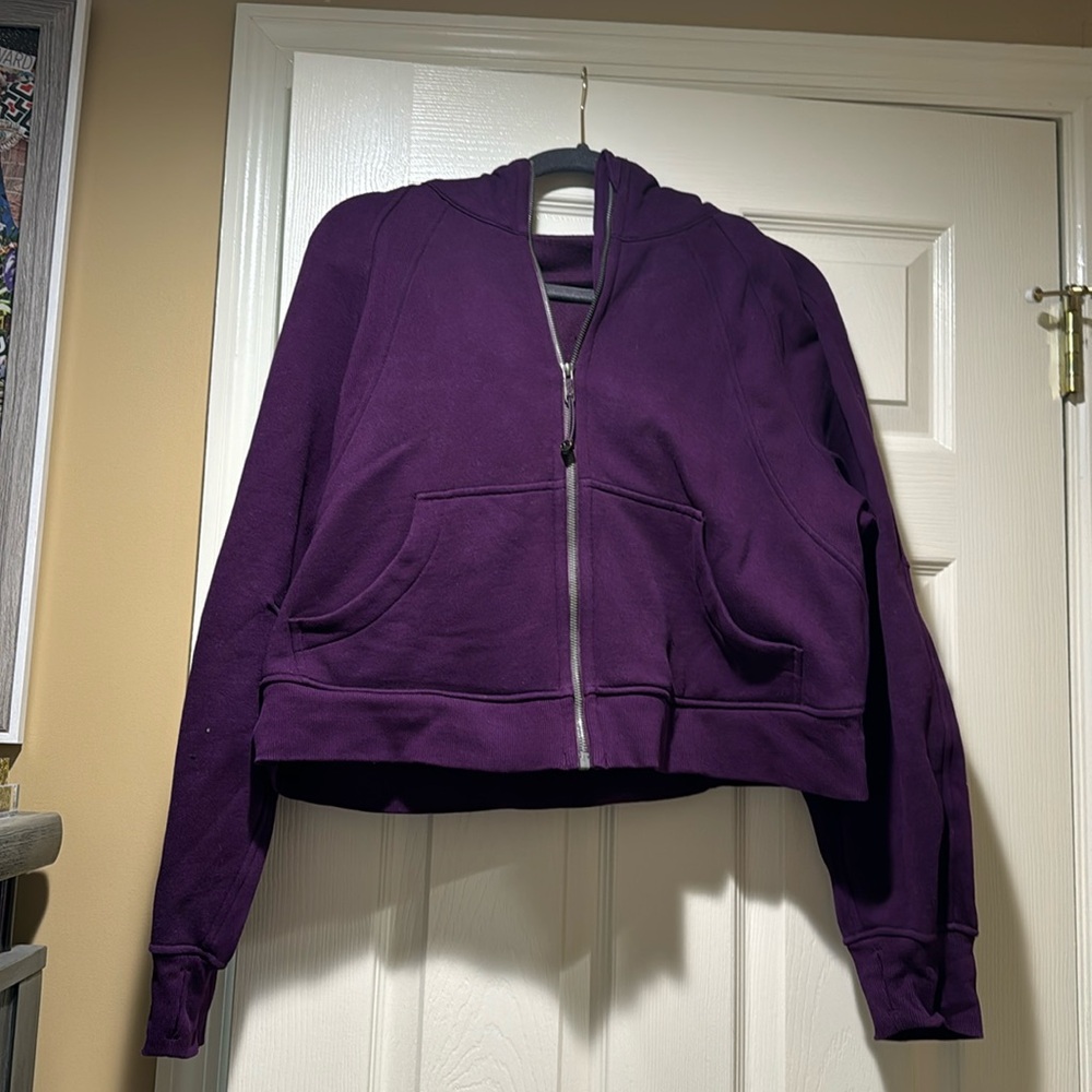 Lululemon full zip scuba - dramatic magenta